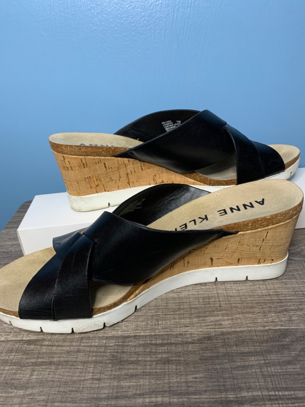 Anne Klein Lynzie Wedge sandal - Picture 3 of 5